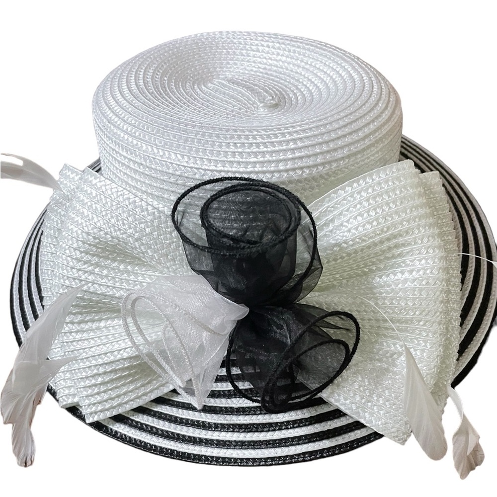Vintage Swan Hat New York wedding Derby